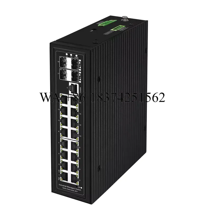Poe Switch 16 Port 802.3At - Switch Ethernet industrial gerenciado L3 com