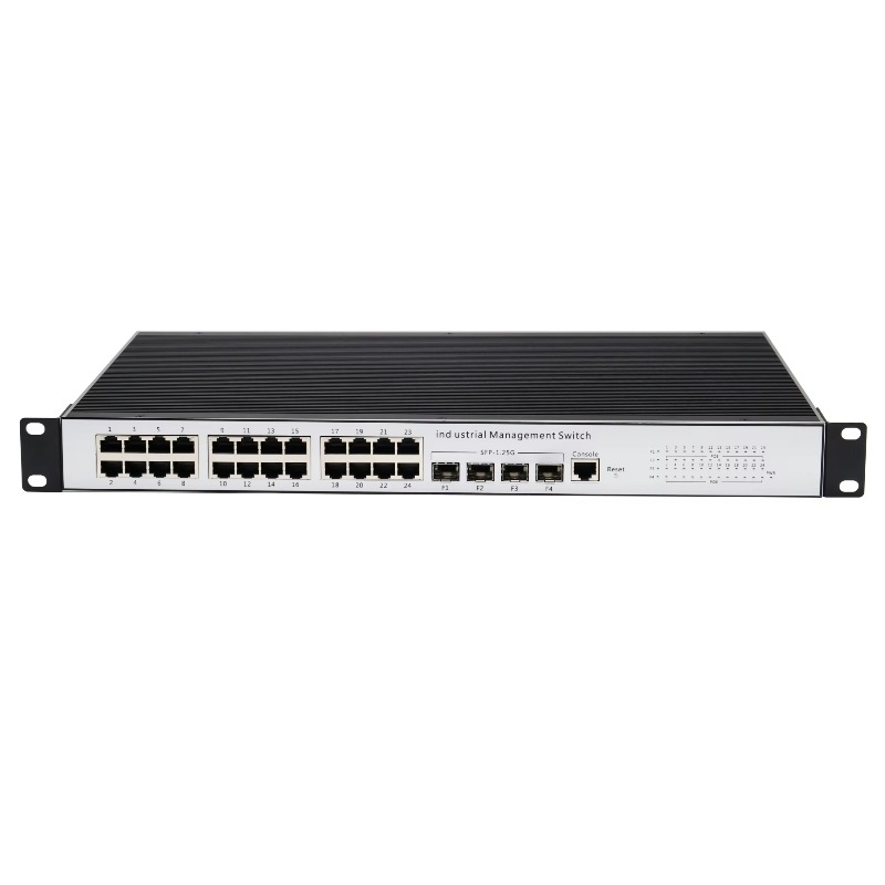 Managed Switch 24 Port Gigabit - Switch Industrial POE Gerenciado L2+ 24