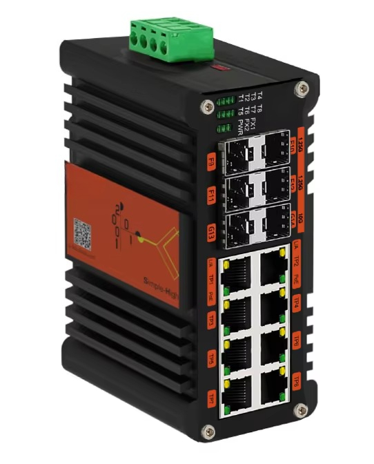 10G Sfp+ Switch 8 Port - Switch Ethernet Gerenciado Industrial L2+ com
