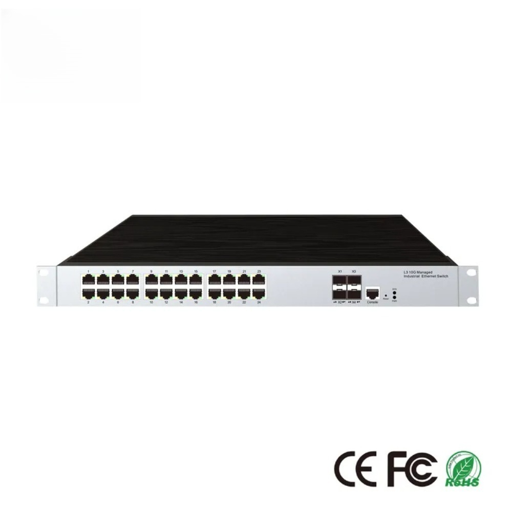 Switch 24 Port 10G Uplink - Switches Ethernet gerenciados de nível industrial