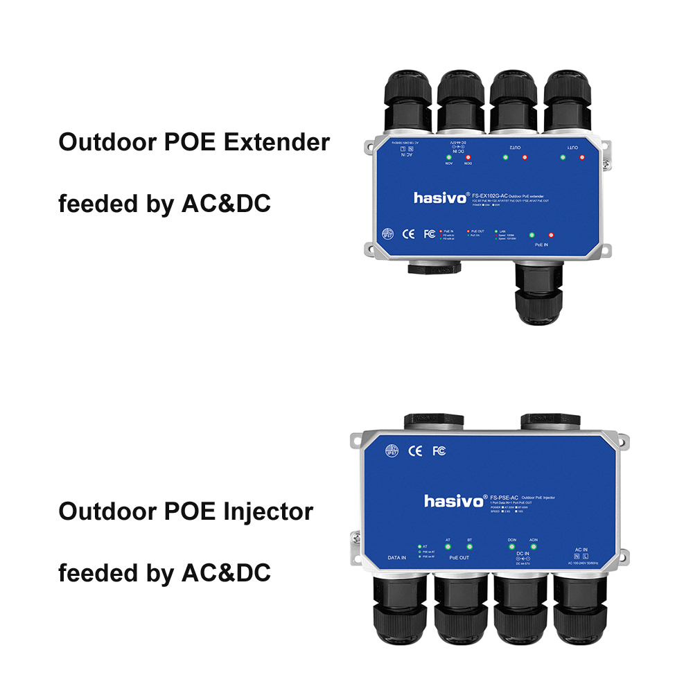 Poe Injector Gigabit 30W - Extensor/injetor PoE AC Gigabit Hasivo para