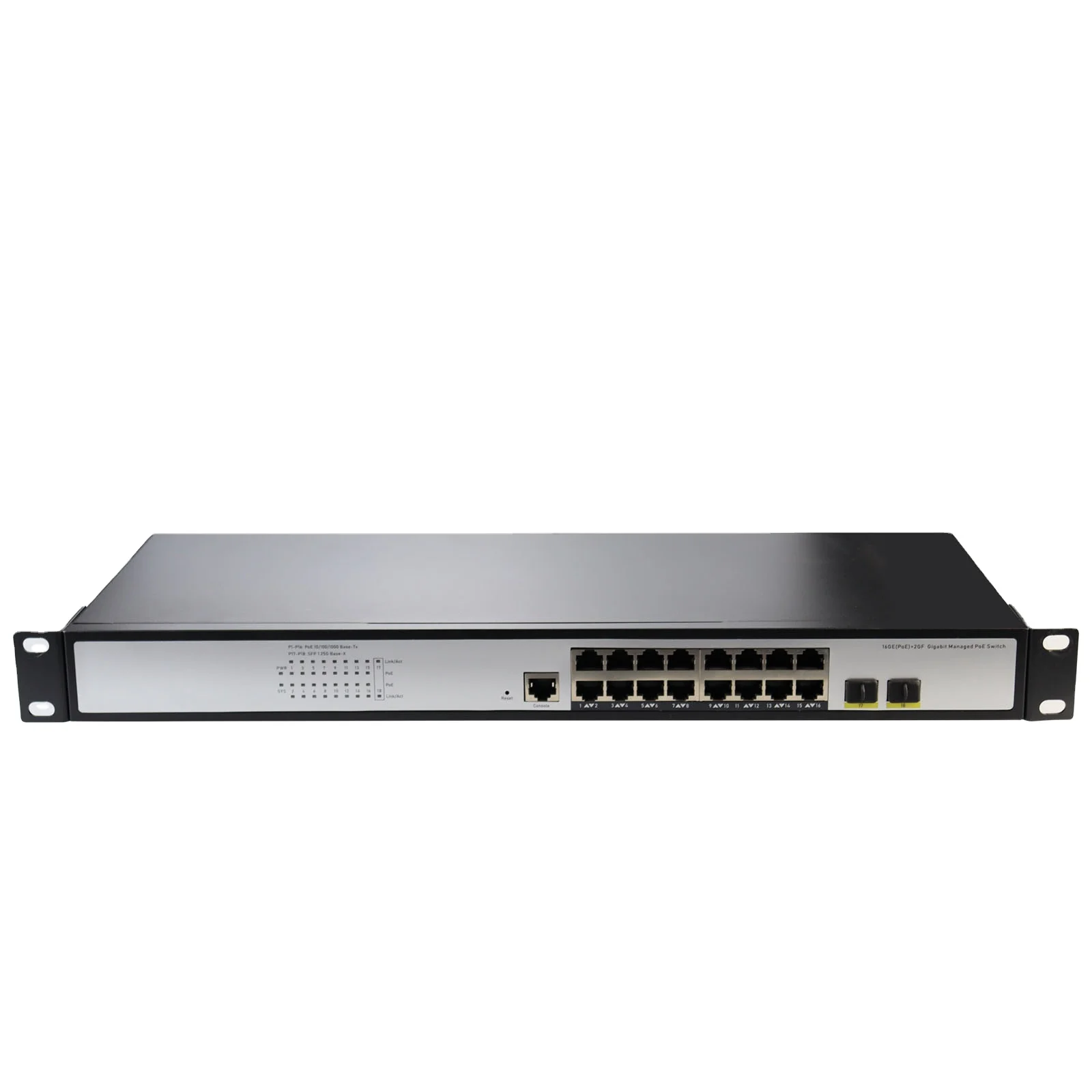 Poe Switch 16 Port 802.3At - Switch Gerenciado L2+ de 16 Portas
