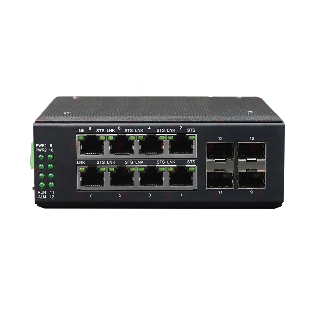 Industrial Switch Din Rail Gigabit - Switch de Rede em Anel Gerenciado