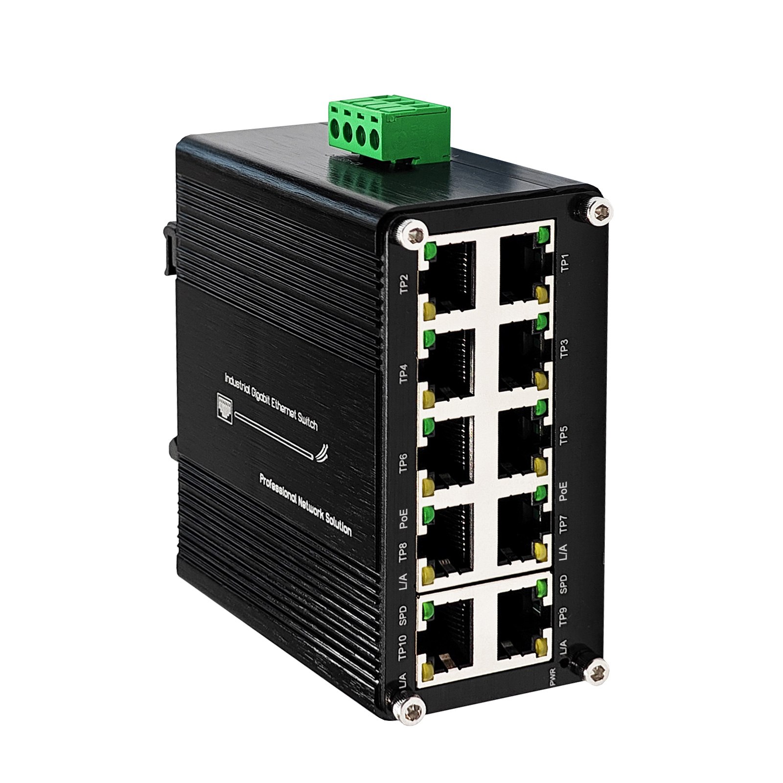 Switch 48 Port Poe Gigabit - Switch PoE Gigabit Industrial de 10
