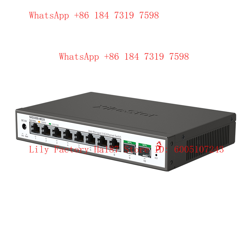 8 Port 2.5G Switch Unmanaged - Switch de Rede Gerenciado e Não