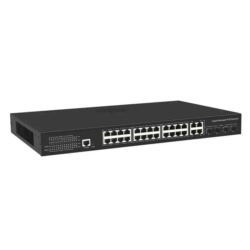 Switch 24 Port 10G Uplink - Switch Ethernet gerenciado L2 com 4,