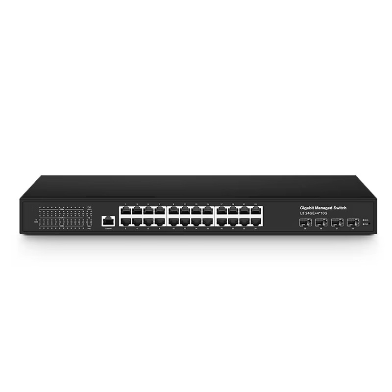 Network Switch Rack Mount 1U - Switch de rede gerenciado L3, com