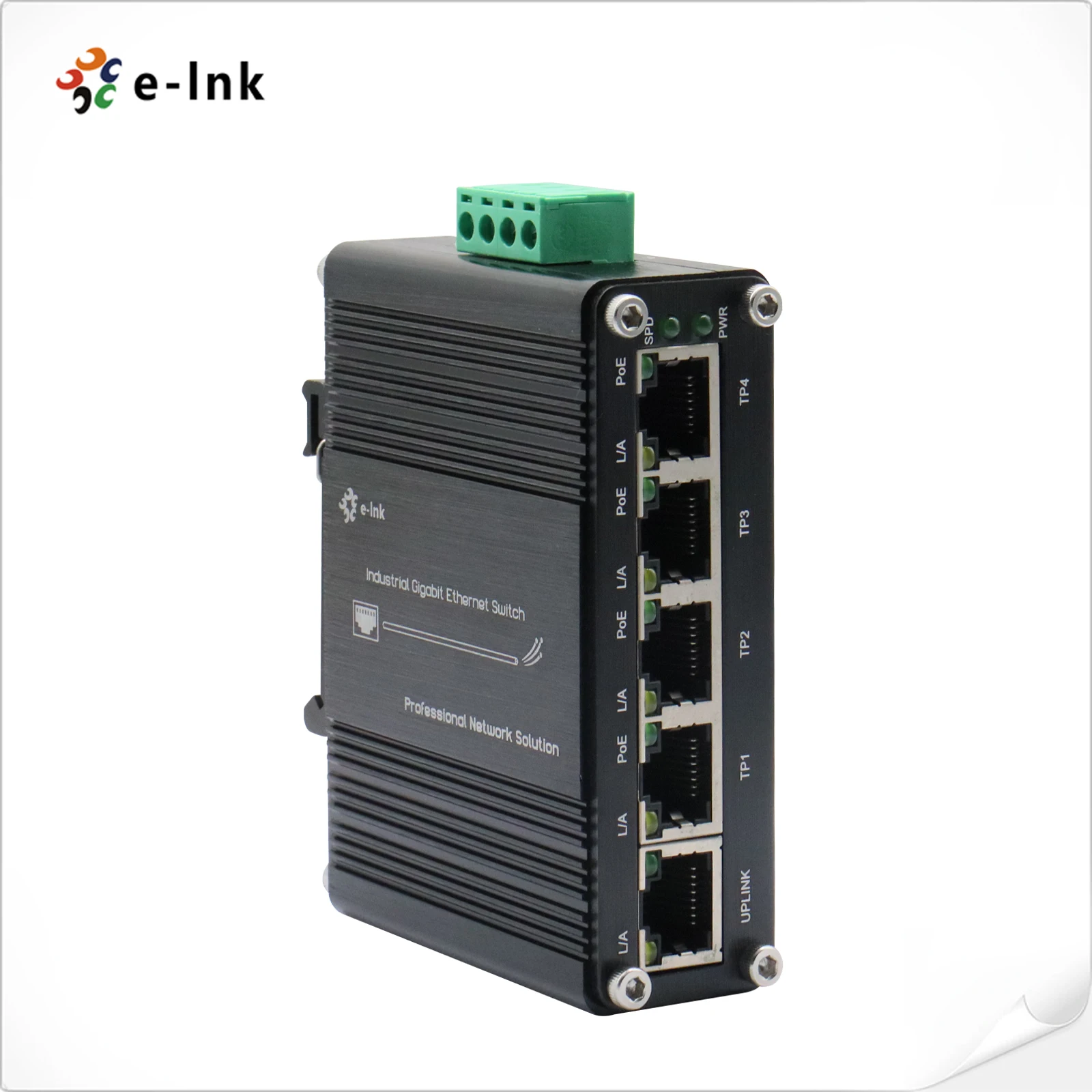 Industrial Switch Din Rail Gigabit - Switch Industrial Gigabit Ethernet de 5