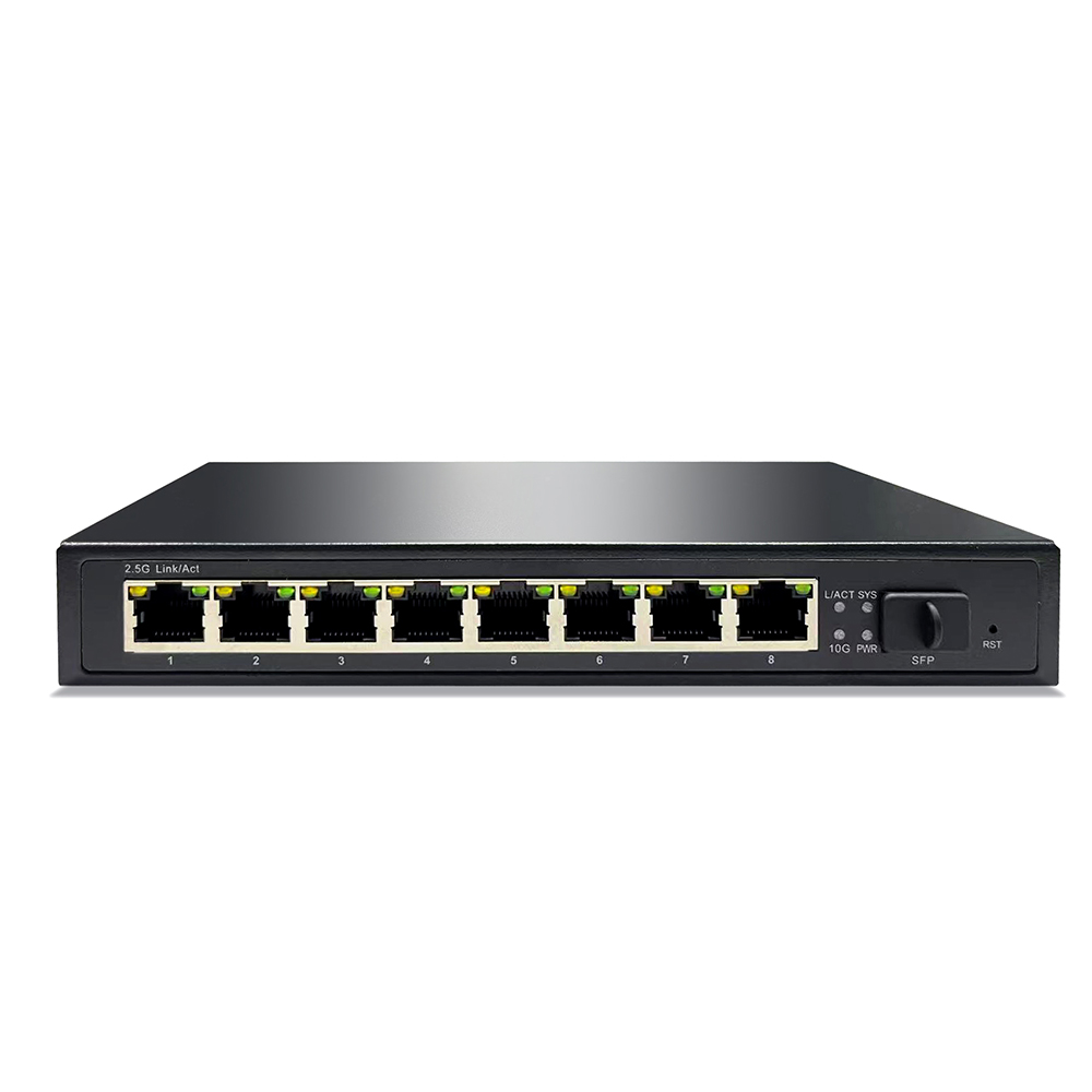 8 Port 2.5G Switch Unmanaged - Switch Ethernet de Rede Não Gerenciável,