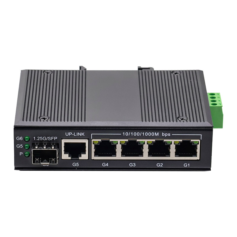 Industrial Switch Din Rail Gigabit - Switch Ethernet Industrial Gigabit de 4