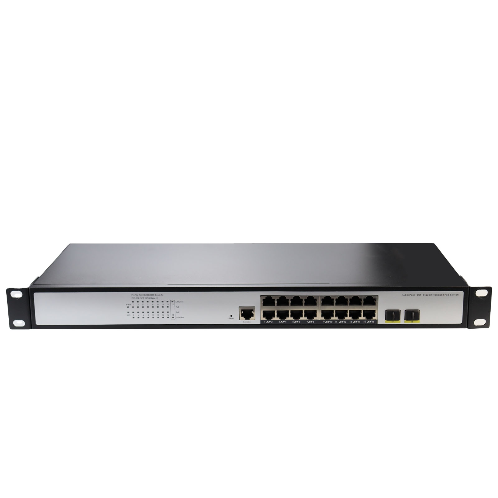 Poe Switch 16 Port 802.3At - L2+ 16 portas 10/100/1000T 802.3at PoE