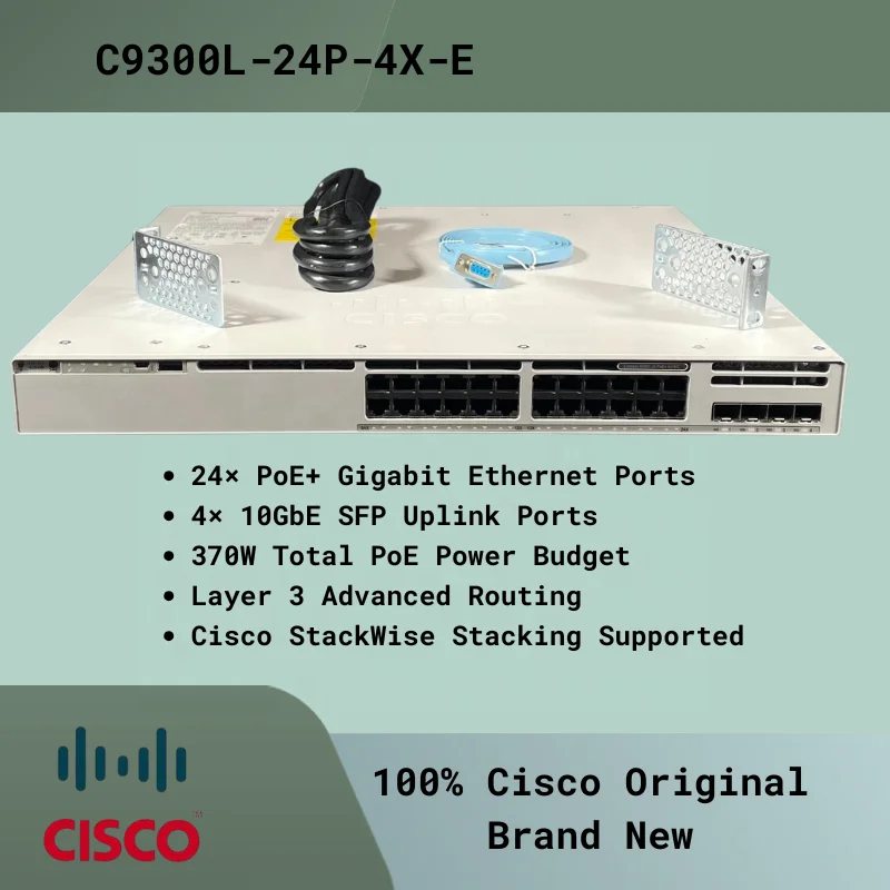 Para a série Catalyst 9300L, m - Layer 3 Switch 24 Port Sfp avaliação e preço
