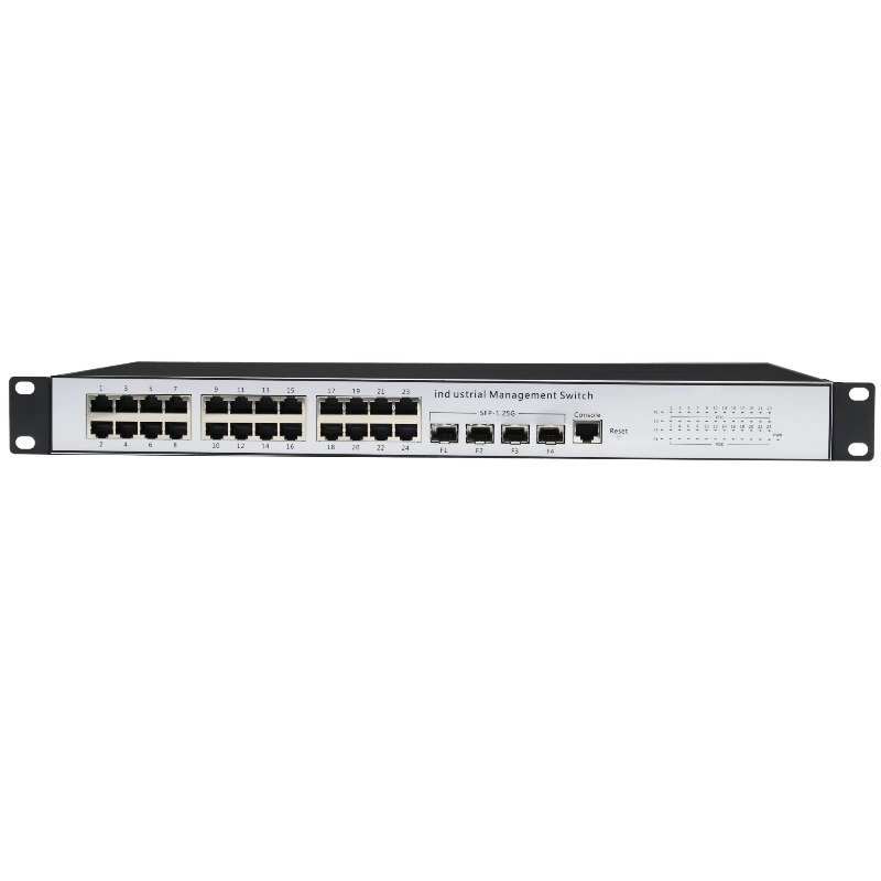 Switch Industrial POE Gerencia - Managed Switch 24 Port Gigabit avaliação e preço