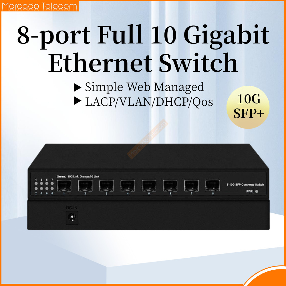 8 portas 10g sfp + ethernet sw - 10G Sfp+ Switch 8 Port avaliação e preço