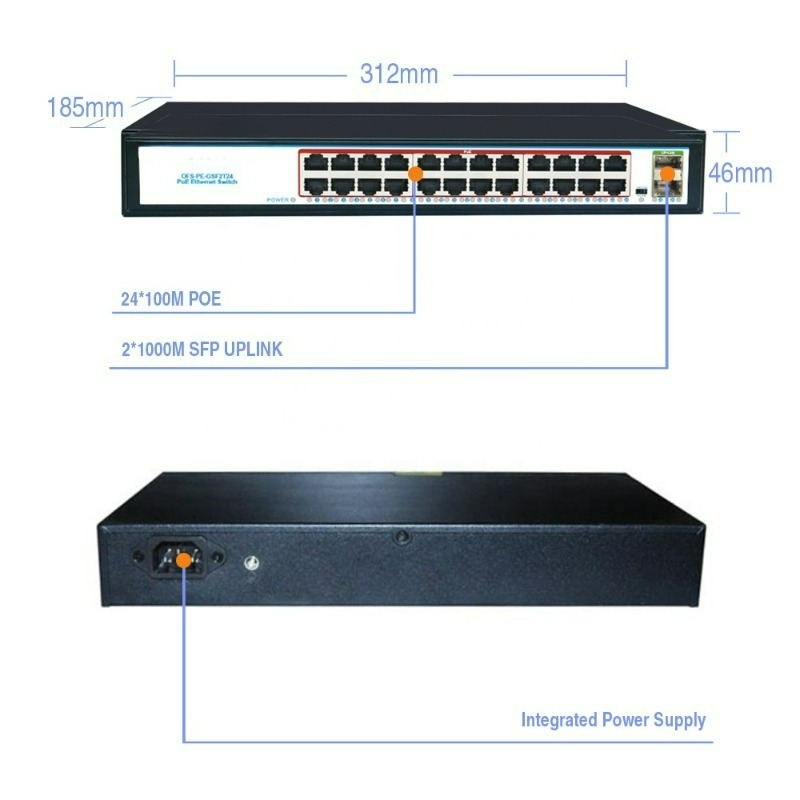 Fornecedor de Switch Fast Ethe - Switch 24 Port 10G Uplink avaliação e preço