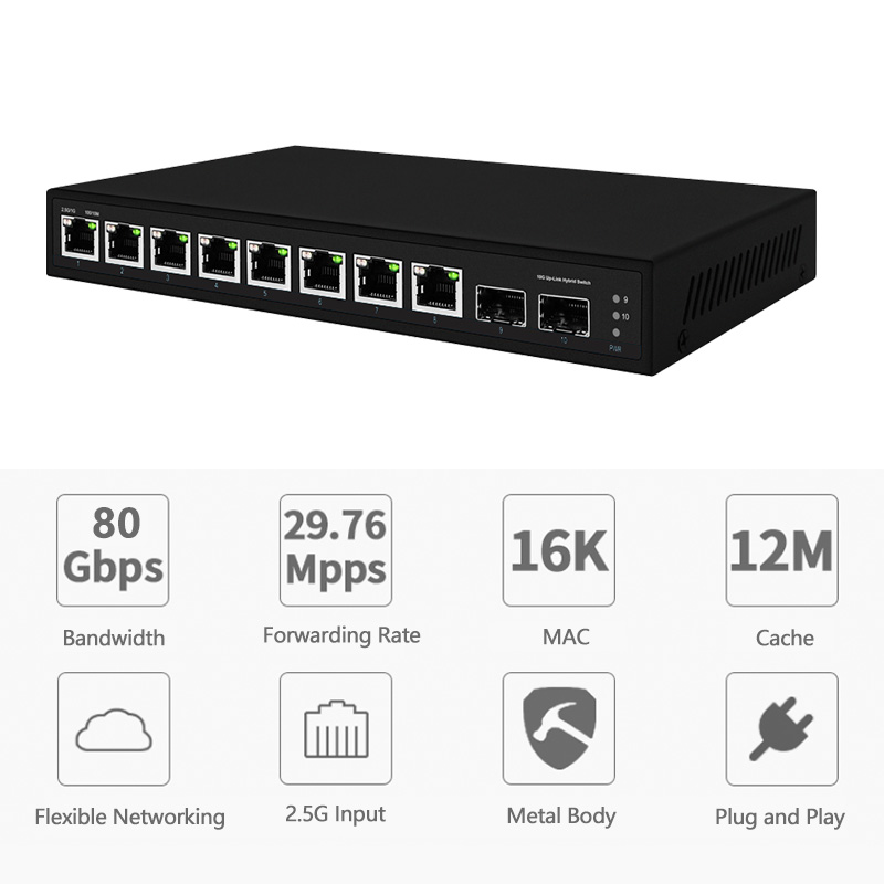 Switch Ethernet de 8 Portas 2. - 8 Port 2.5G Switch Unmanaged avaliação e preço
