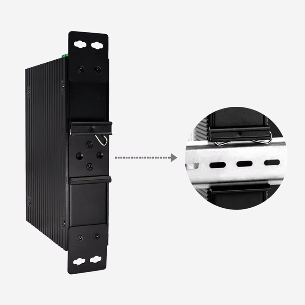Switch Gerenciado L3 Industria - Industrial Switch Din Rail Gigabit avaliação e preço