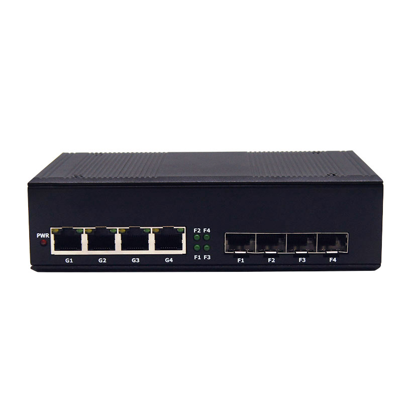 Switch Ethernet de Fibra Gigab - Industrial Switch Din Rail Gigabit avaliação e preço