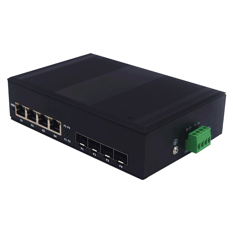 Switch Ethernet de Fibra Gigab - Industrial Switch Din Rail Gigabit avaliação e preço