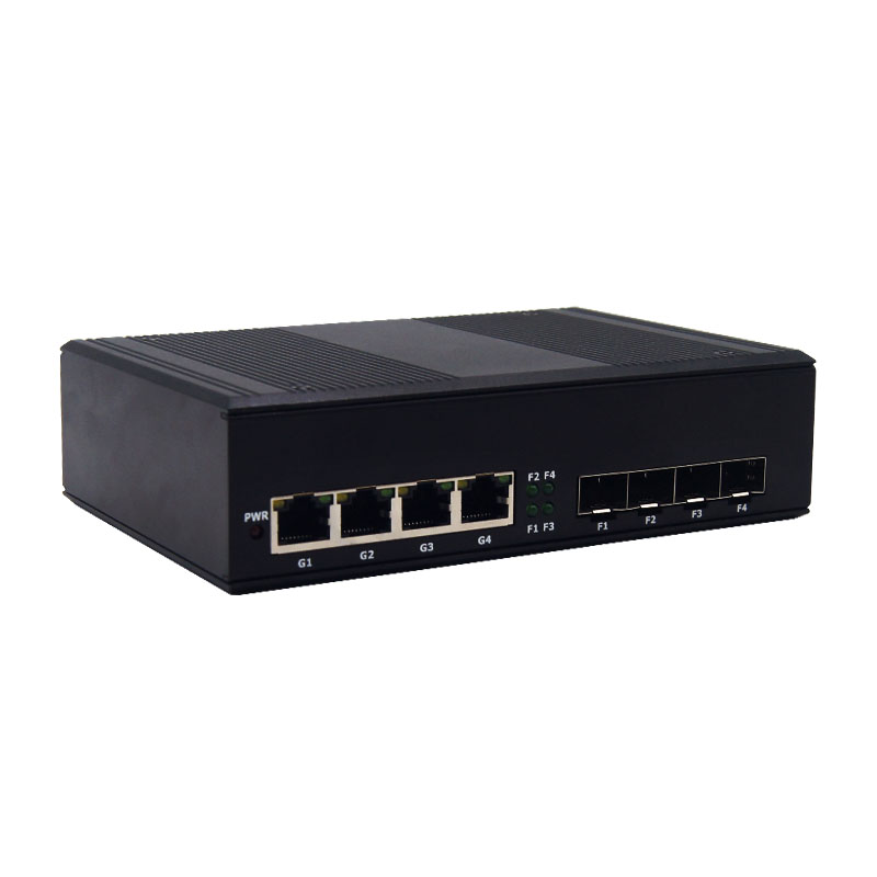 Switch Ethernet de Fibra Gigab - Industrial Switch Din Rail Gigabit avaliação e preço