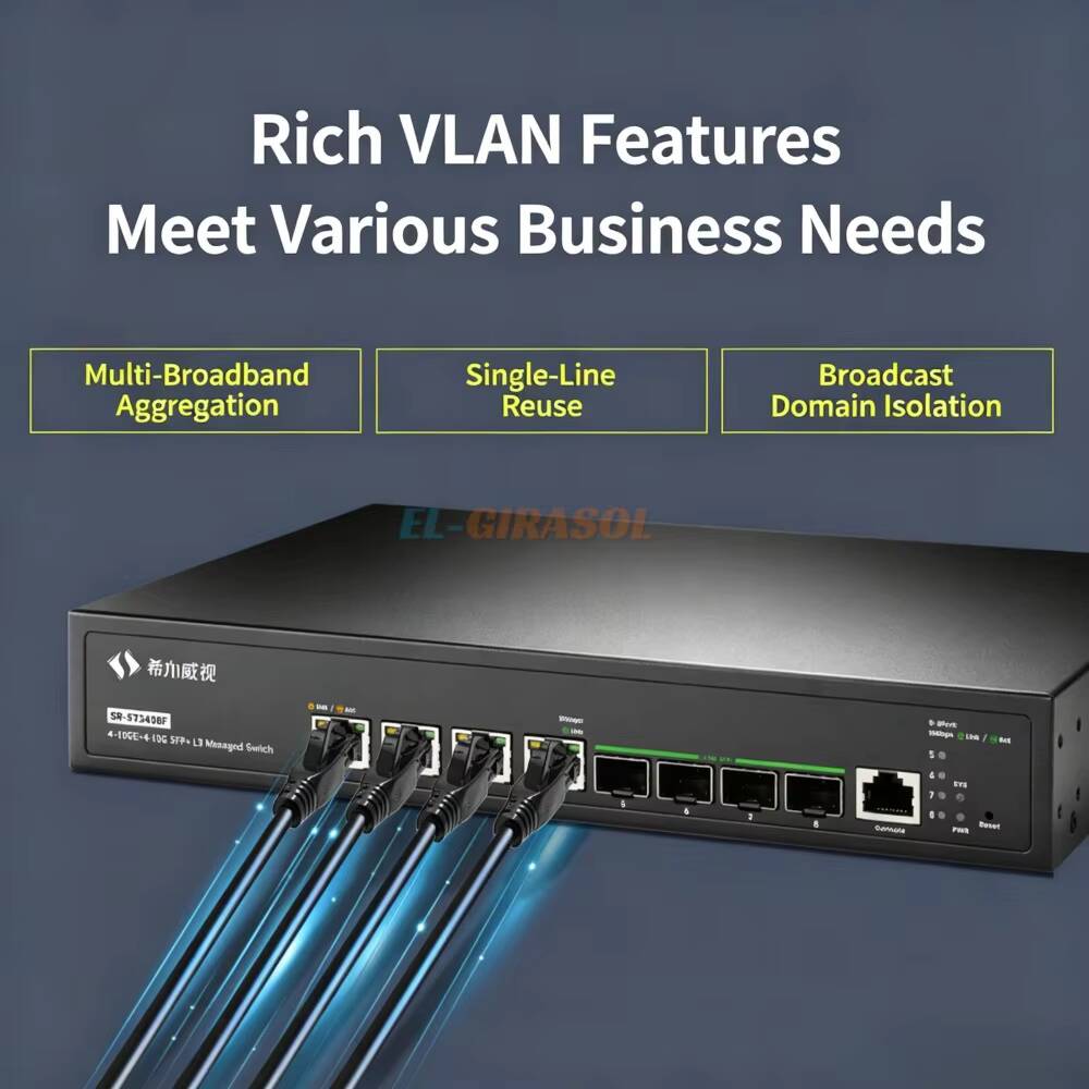 Switch de Fibra Gerenciado L3  - 10G Sfp+ Switch 8 Port avaliação e preço