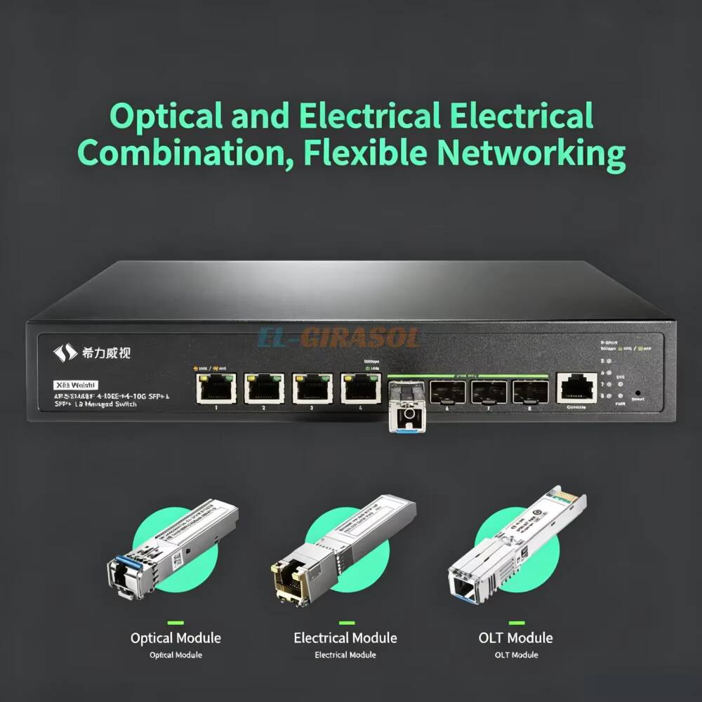 Switch de Fibra Gerenciado L3  - 10G Sfp+ Switch 8 Port avaliação e preço