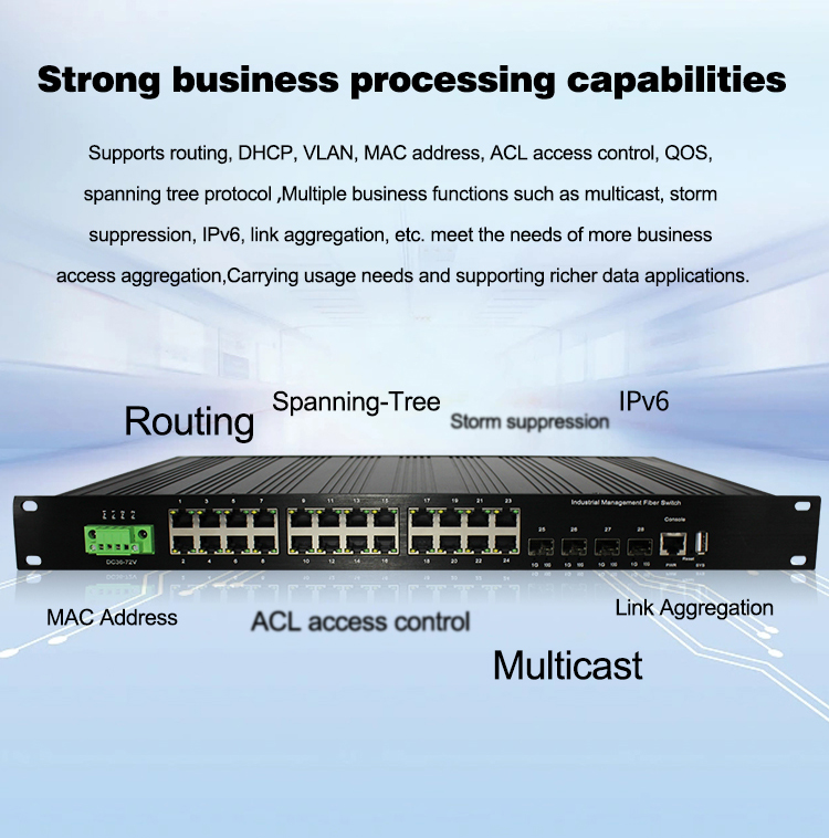 19 polegadas rack moun l3 gere - Switch 24 Port 10G Uplink avaliação e preço