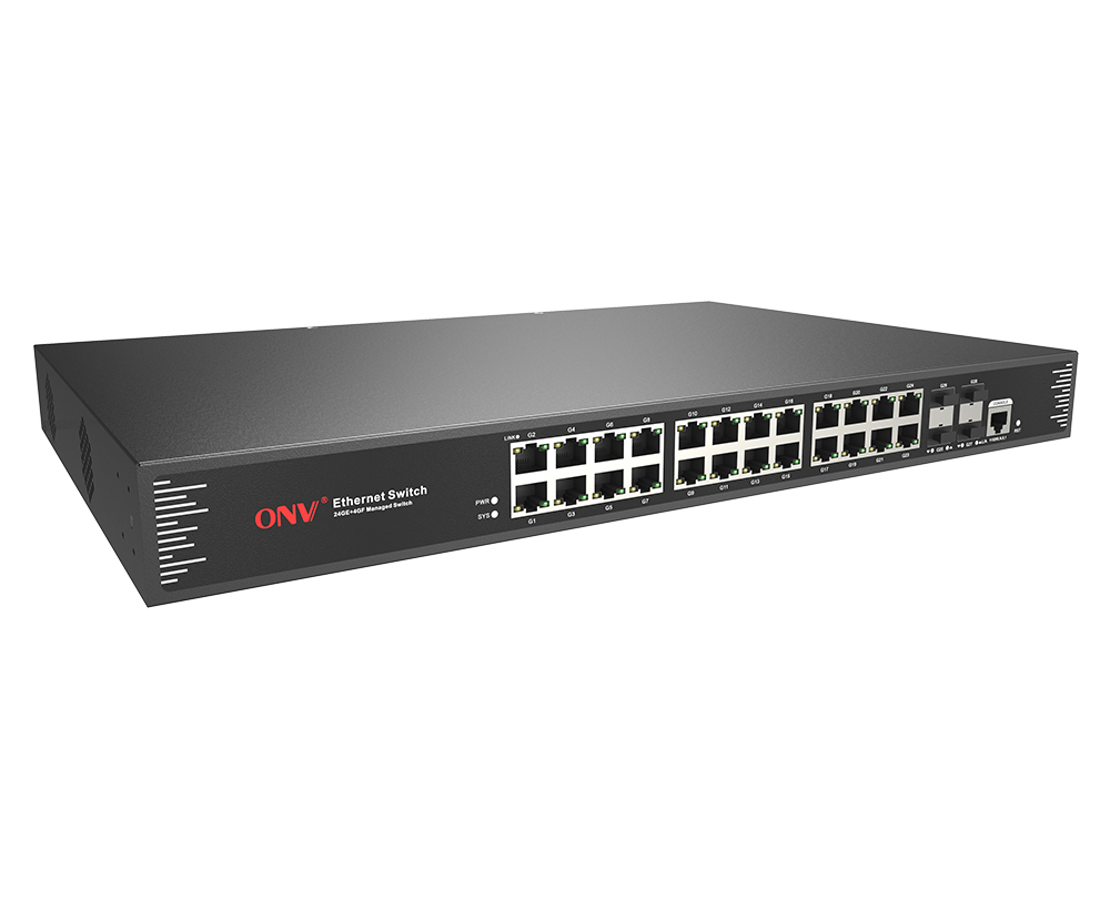 Switch Gerenciado ONV 24 Porta - Managed Switch 24 Port Gigabit avaliação e preço