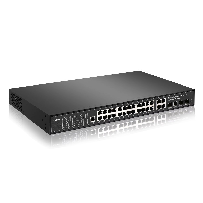 Switch PoE gerenciado de alta  - Managed Switch 24 Port Gigabit avaliação e preço