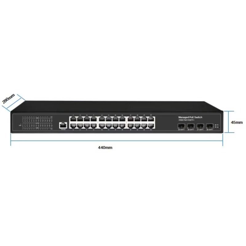 Switch Ethernet gerenciado de  - Managed Switch 24 Port Gigabit avaliação e preço