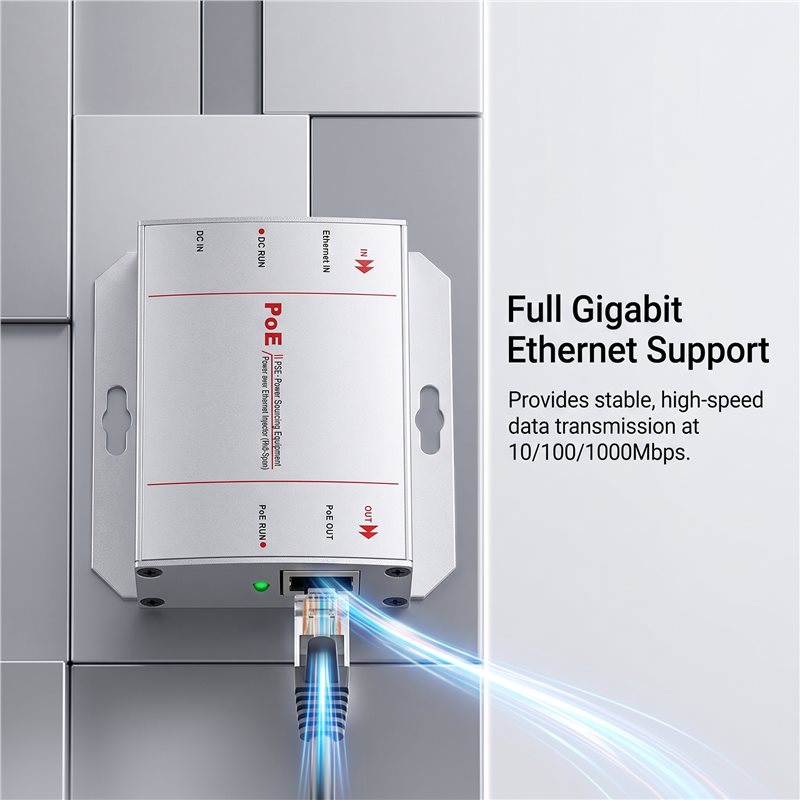 Injetor PoE+ Industrial Gigabi - Poe Injector Gigabit 30W avaliação e preço