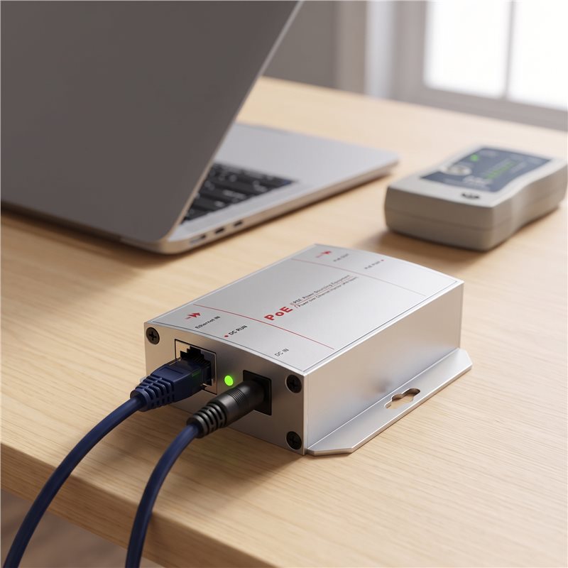 Injetor PoE+ Industrial Gigabi - Poe Injector Gigabit 30W avaliação e preço