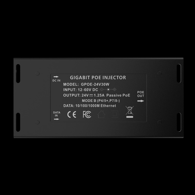 Conversor POE Gigabit 24V 30W, - Poe Injector Gigabit 30W avaliação e preço