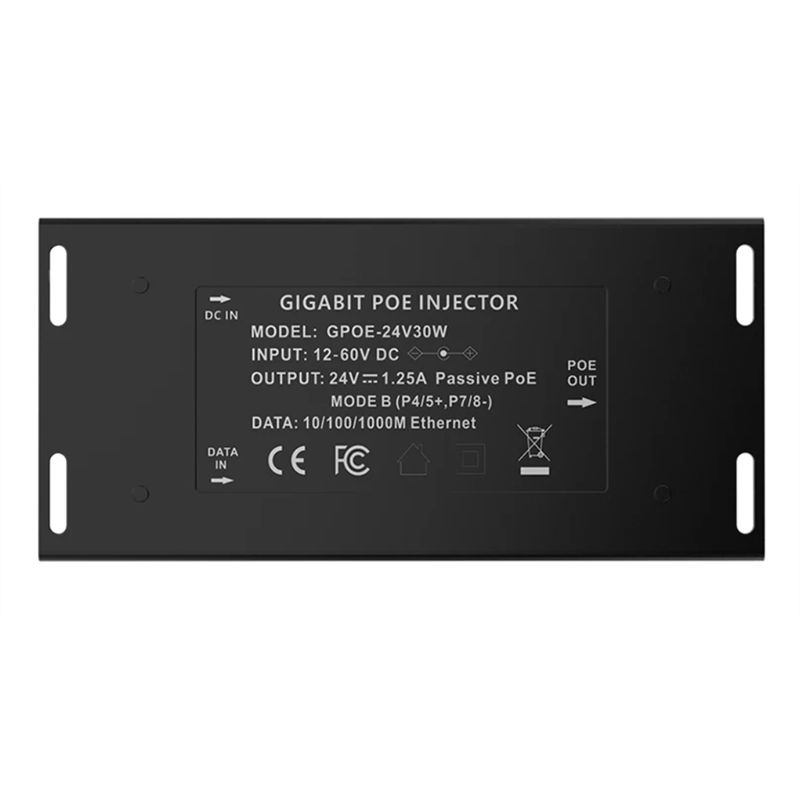 Injetor PoE Gigabit ABUO, entr - Poe Injector Gigabit 30W avaliação e preço