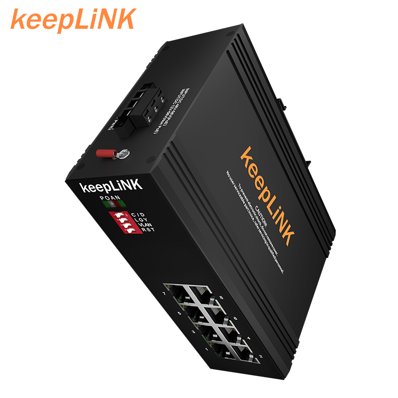 Switch Ethernet Gigabit de 8 P - Industrial Switch Din Rail Gigabit avaliação e preço