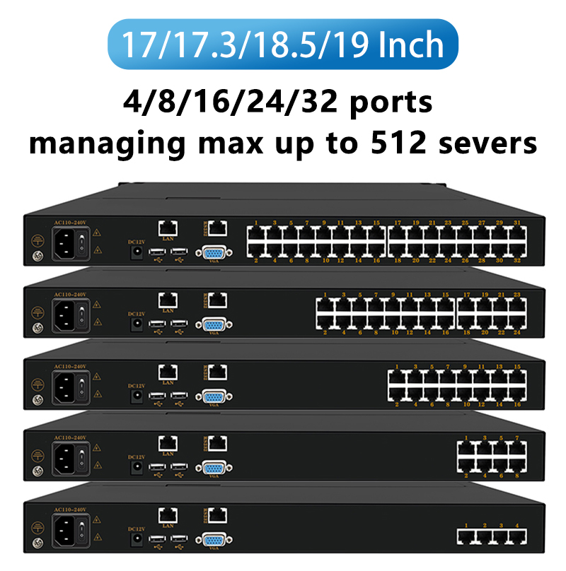 Acesso Remoto KVM A110V-240V/D - Network Switch Rack Mount 1U avaliação e preço