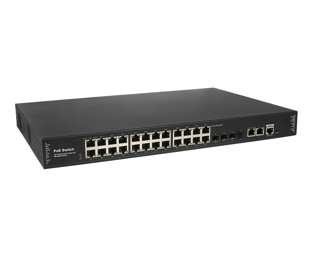 Switch PoE Gerenciado de 30 Po - Switch 24 Port 10G Uplink avaliação e preço