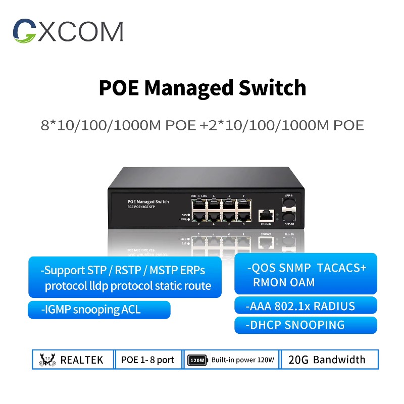 Switch PoE Gerenciado L2 com 8 - Poe Switch 16 Port 802.3At avaliação e preço