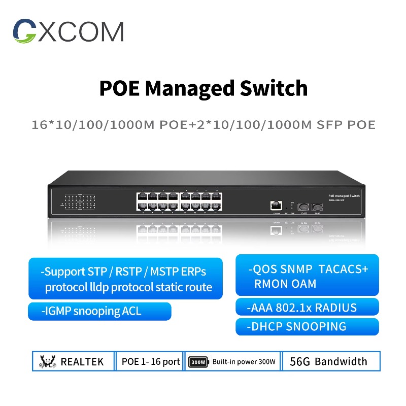 Switch PoE Gerenciado L2 com 8 - Poe Switch 16 Port 802.3At avaliação e preço
