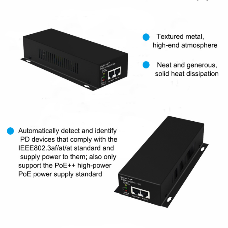 Injetor POE++ Gigabit de Alta  - Poe Injector Gigabit 30W avaliação e preço