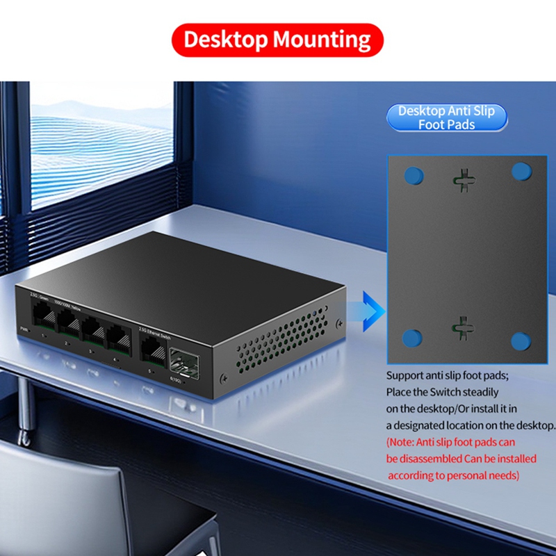 Switch de Rede 2.5G com 5 Port - Switch 5 Port 2.5G Unmanaged avaliação e preço