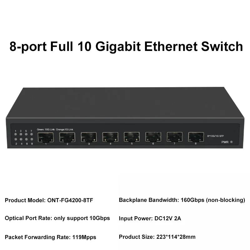 Switch Ethernet de 8 Portas 10 - 8 Port 2.5G Switch Unmanaged avaliação e preço
