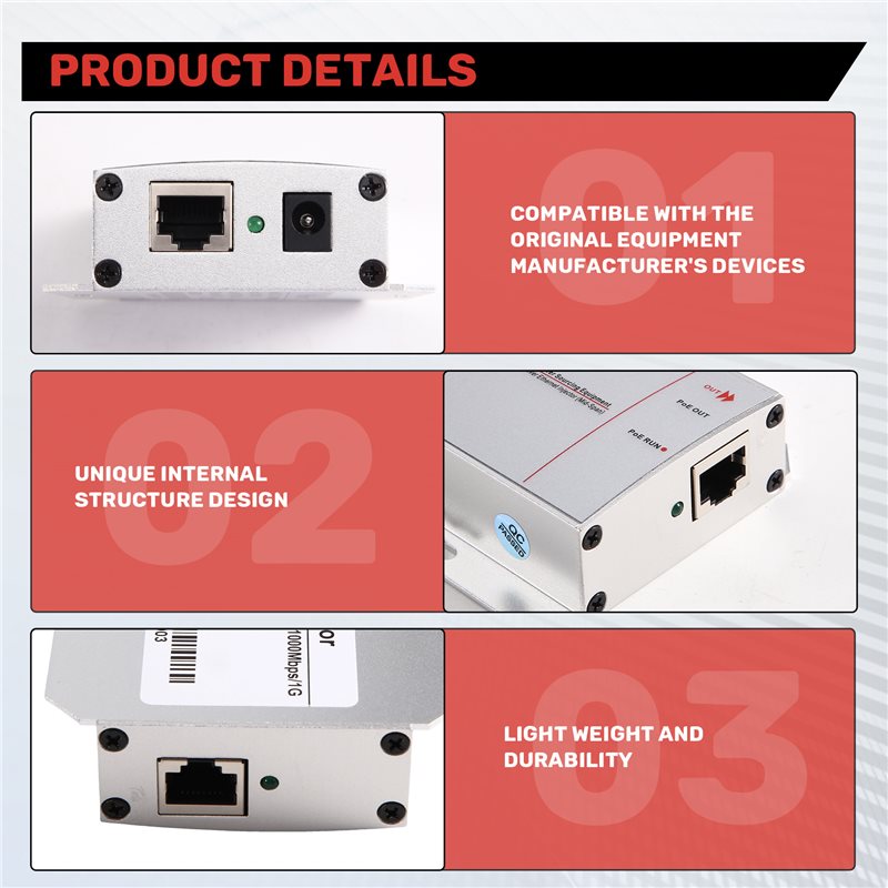 Injetor PoE+ industrial Gigabi - Poe Injector Gigabit 30W avaliação e preço