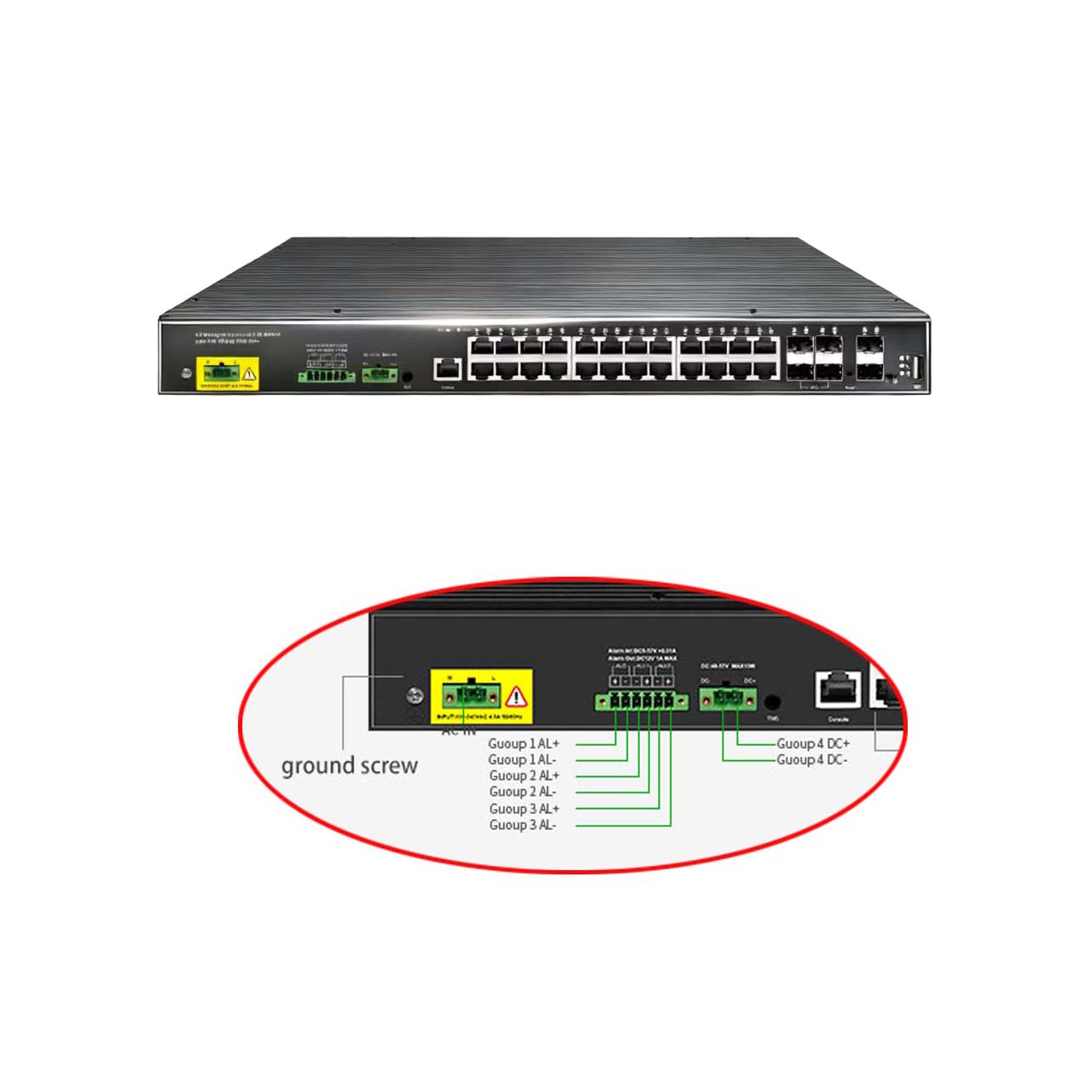 Switch gerenciado industrial L - Switch 24 Port 10G Uplink avaliação e preço