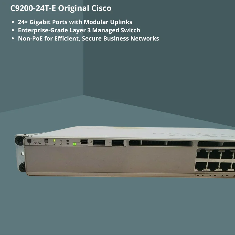 C9200-24T-E: Switch Gigabit Et - Managed Switch 24 Port Gigabit avaliação e preço