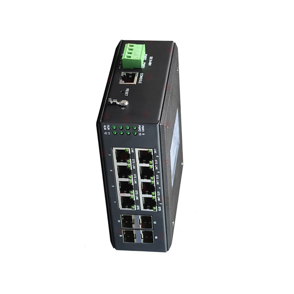 Switch de Rede em Anel Gerenci - Industrial Switch Din Rail Gigabit avaliação e preço