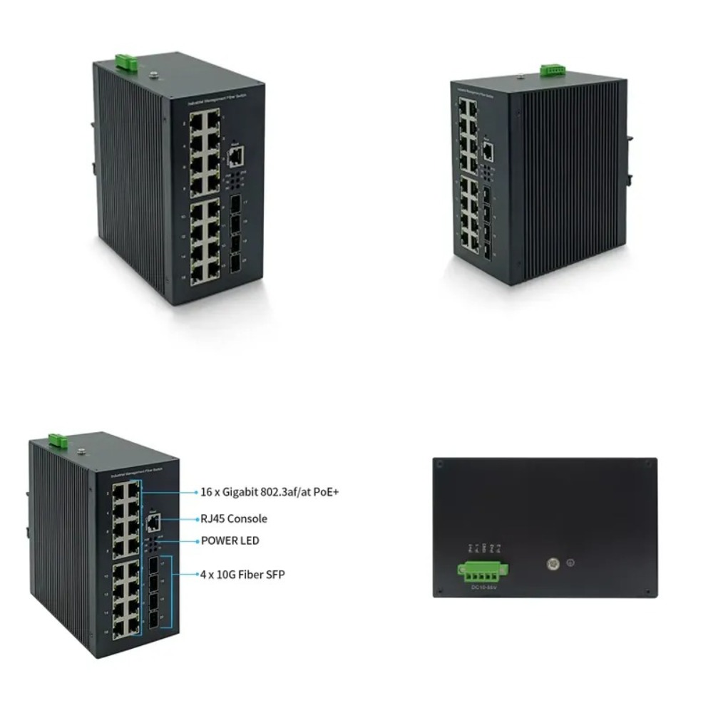 Switch Ethernet PoE+ de 16 por - Poe Switch 16 Port 802.3At avaliação e preço