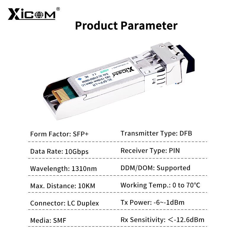 Módulo Transceptor SFP 10G Xic - Sfp Module 10G Lr avaliação e preço