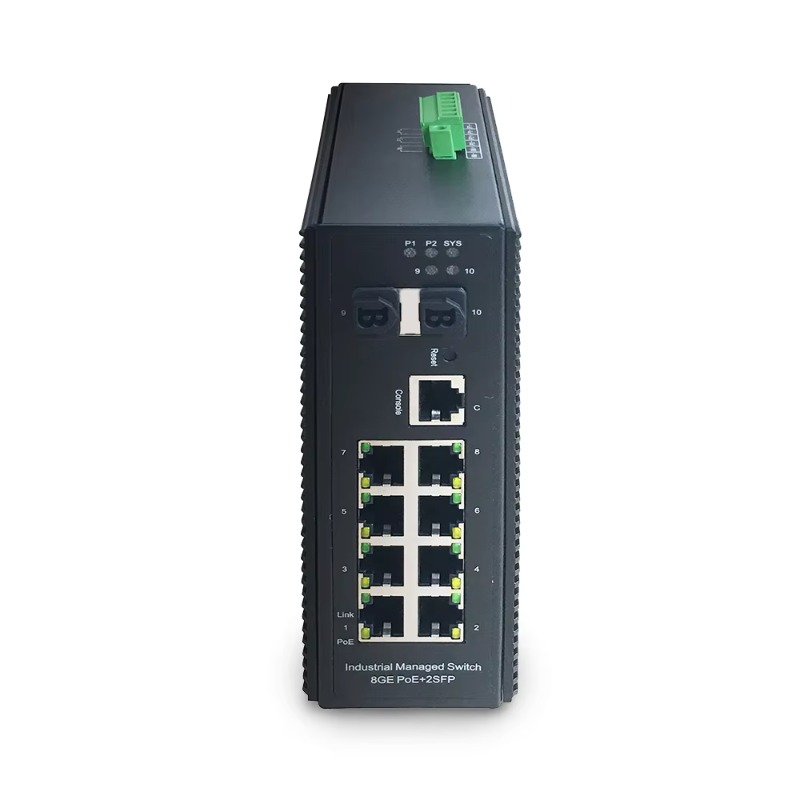 Switch de Rede Gigabit PoE+ de - Industrial Switch Din Rail Gigabit avaliação e preço