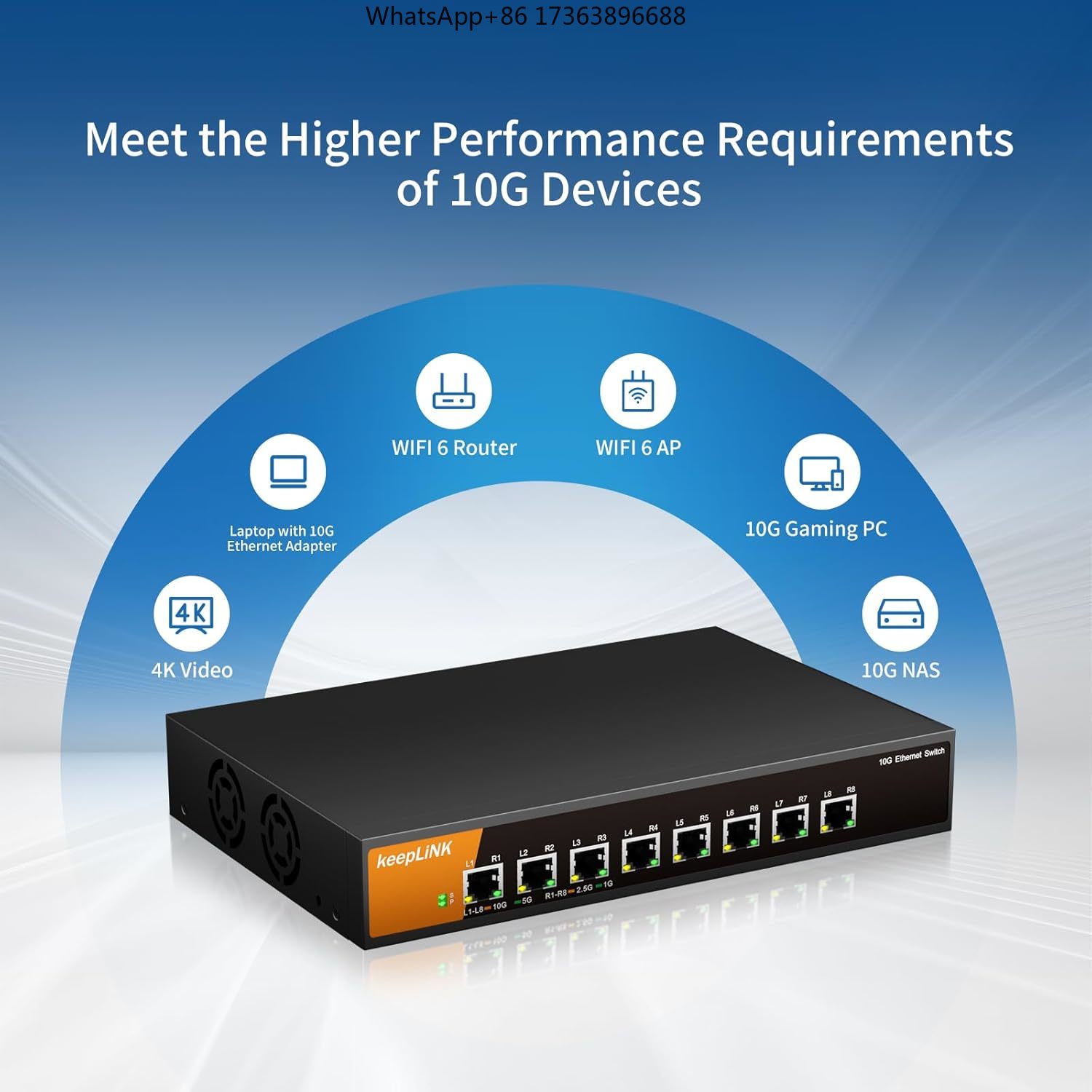 Switch Ethernet Não Gerenciado - 8 Port 2.5G Switch Unmanaged avaliação e preço